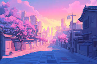 design landscape environments and background art  illustration