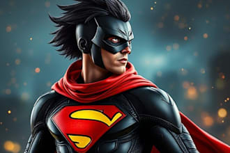draw you as an amazing superhero
