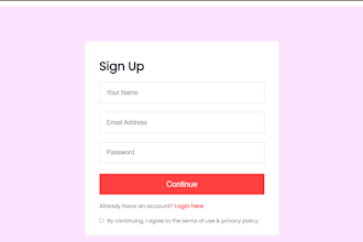 develop a full stack web app with frontend backend and AWS deployment