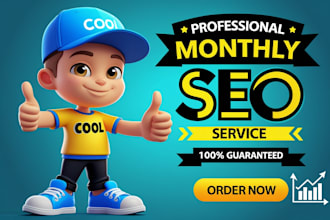 provide complete monthly SEO service with onpage and off page for google ranking