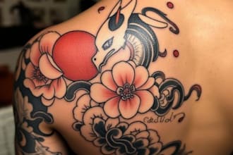 make a traditional japanese irezumi tattoo