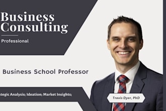 be your business consultant, coach, mentor for strategy, ideas, and advice