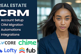 real estate crm lofty, kvcore, follow up boss, chime, idx website, wise agent