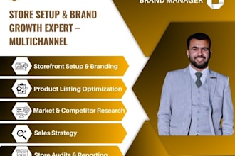 your expert ecommerce brand manager for amazon, shopify, and ebay