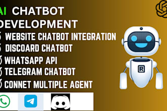 build ai chatbots and mass dm bots for whatsapp, telegram, discord and websites