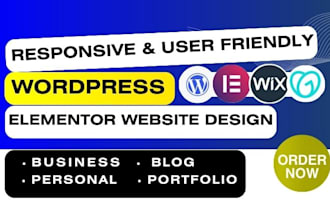 design wordpress website personal, blog, portfolio, business website