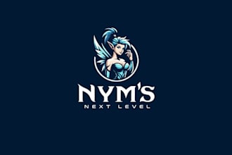 design sleek gaming store inspired mythical creature logo