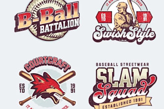 create golf sports team logo design for your brand