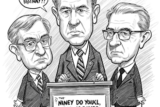 illustrate a political cartoon,editorial caricature