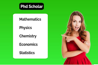 tutor mathematics physics economics chemistry statistics math problems questions