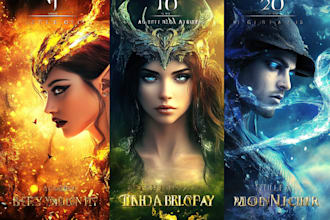 design professional fantasy book covers