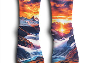 create a custom and unique socks design