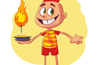 create a unique mascot cartoon design
