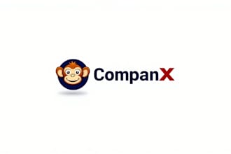 do awesome monkey head mascot logo design