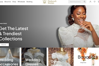 do wedding accessories shopify store bridal apparel website bridal wear store