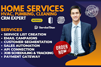 setup jobber housecall pro servicetitan mhelpdesk fieldedge workiz smartservice