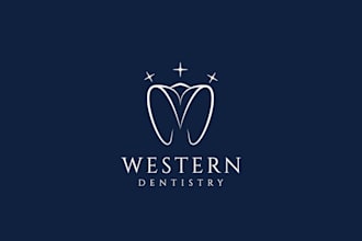 do custom healthcare dental logo or any unique professional design