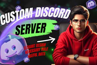professionally set up a custom discord server