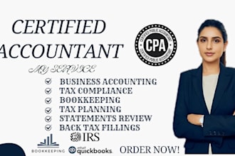 prepare basis statements review financials and handle back tax filings