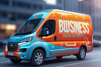 make design eye catching and branding racing car wrap
