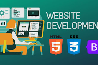 create responsive wordpress website design, blog and website development