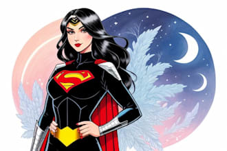 create a custom unique superhero for you