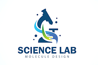 make super beer science lab themed logo