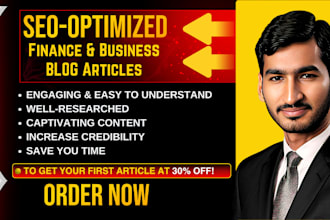 craft business and finance related articles and blog posts with SEO