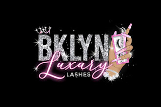 make a professional cosmetics, makeup, beauty salon or spa business logo