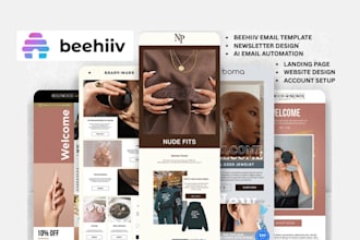setup beehiiv newsletter design beehiiv landing page email template ai automaton