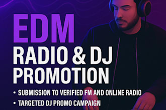 promote your edm music to djs or radio stations