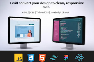 convert your web design to static website with pixel perfection