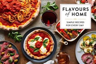 create original recipe ebooks with professional graphics