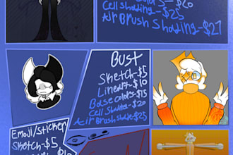 do art commissions in my style