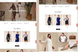 make clothing shopify store or clothing website shopify fashion apparel store