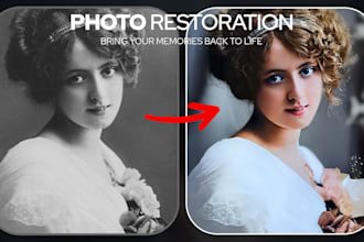 restore, edit, enhance, colorize your old or damaged photos
