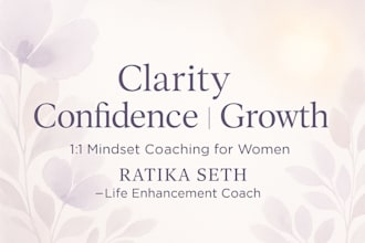 help you elevate your life with mindset, clarity, and confidence coaching
