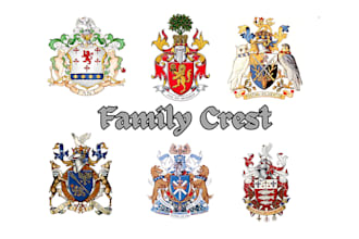 do luxurious vintage coat of arms, emblem, family crest or heraldic logo design