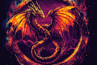 design awesome rpg fantasy or sci fi logo for you