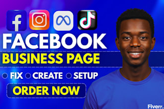 create impressive professional facebook business page setup
