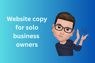 craft clear, confident website copy for solo business owners