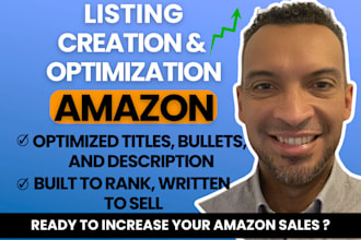 write SEO optimized amazon listings for sellers who want more conversions