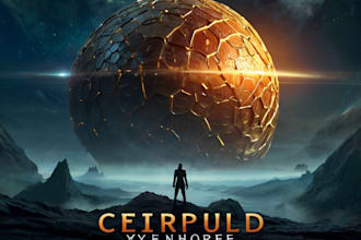 design stunning sci fi, fantasy book cover art or e book cover design