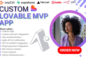 custom lovable app ai saas web app webview flutterflow gpt adalo firebase studio