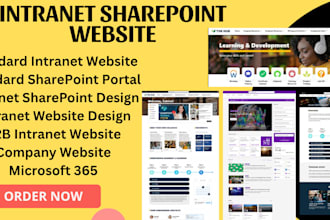 create intranet website sharepoint portal extranet website b2b website office365