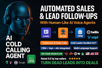 build an ai calling agent using retell ai or vapi ai for sales, appointment bot