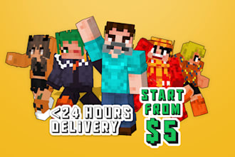 create your best custom minecraft skin in less than 24 hours