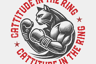 design a wonderful boxer logo with unlimited revision