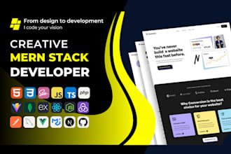 be react js, nest js, node js or mern stack developer for web app development