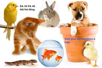 do a guest post for your pet website